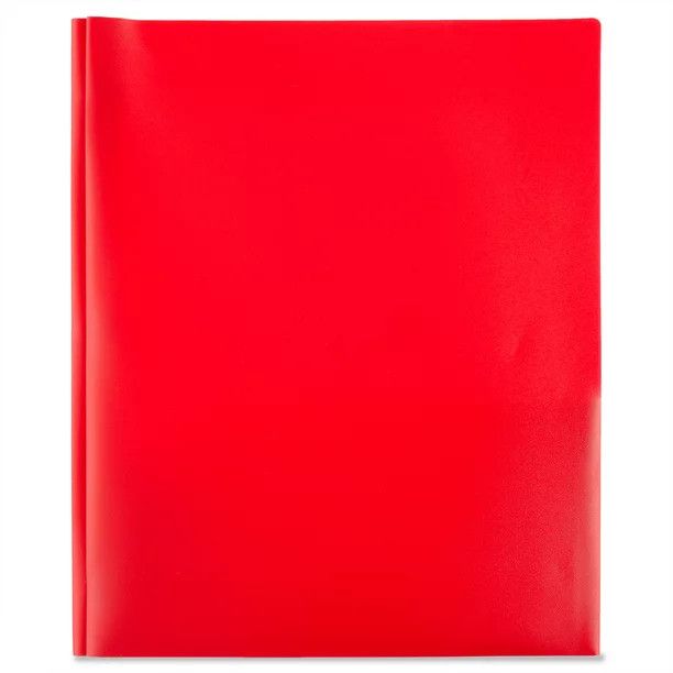 Pen+Gear 3-Prong Poly Folder, Red | Walmart (US)