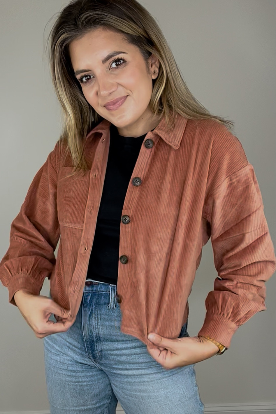 25% - 30% Madewell sale! New fall @madewell try on! Corduroy shacket. Cropped jacket fits tts. Favorite tee tts. Size down in jeans. 

#LTKunder100 #LTKSale #LTKsalealert