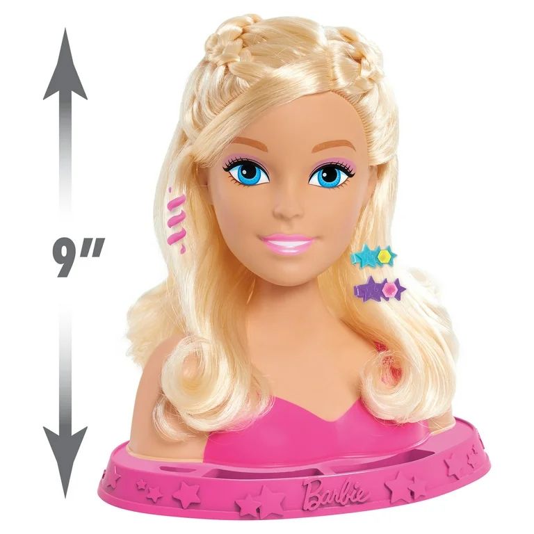 Barbie Small Styling Head, Blonde Hair, 17-Pieces,  Kids Toys for Ages 3 Up, Easter Basket Stuffe... | Walmart (US)