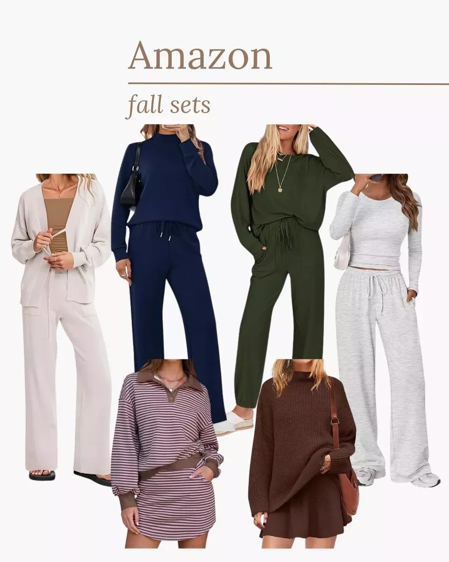 Loving these two piece fall sets I found on Amazon! 

 

 #LTKHoliday #LTKootd #LTKStyleTip