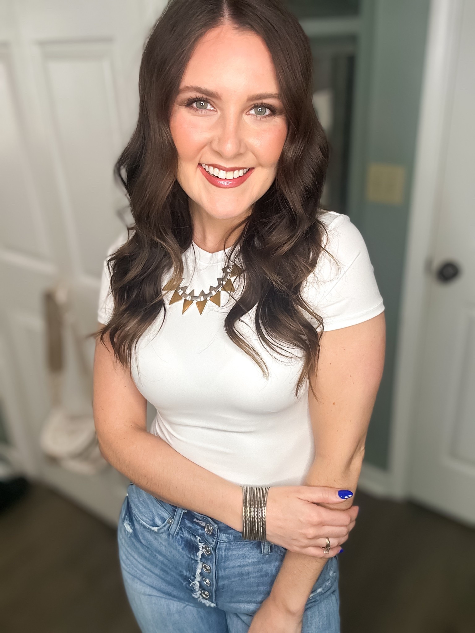 The perfect staple slimming tee but a fraction of the price of a designer brand

#LTKActive #LTKFindsUnder50 #LTKStyleTip