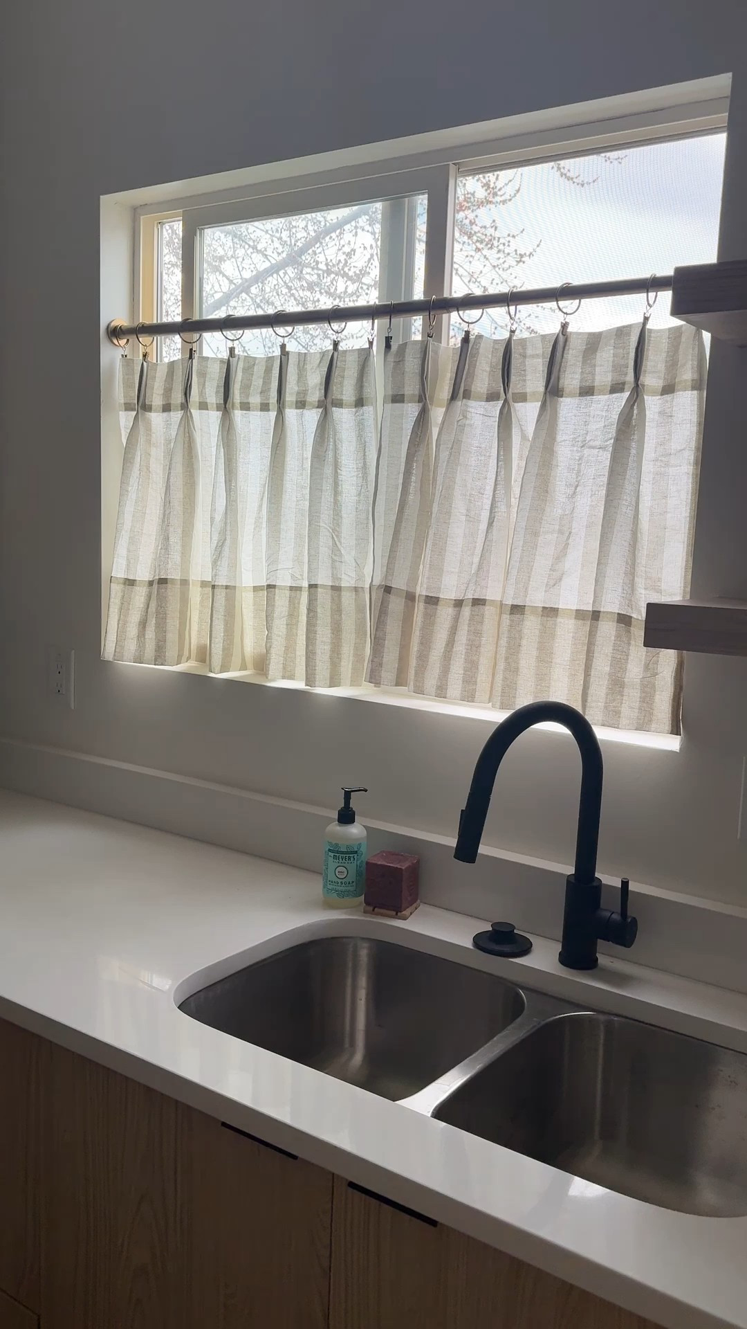 Tension curtain rod for French curtains #marthastewartbootcamp #frenchcurtain 

#LTKHome
