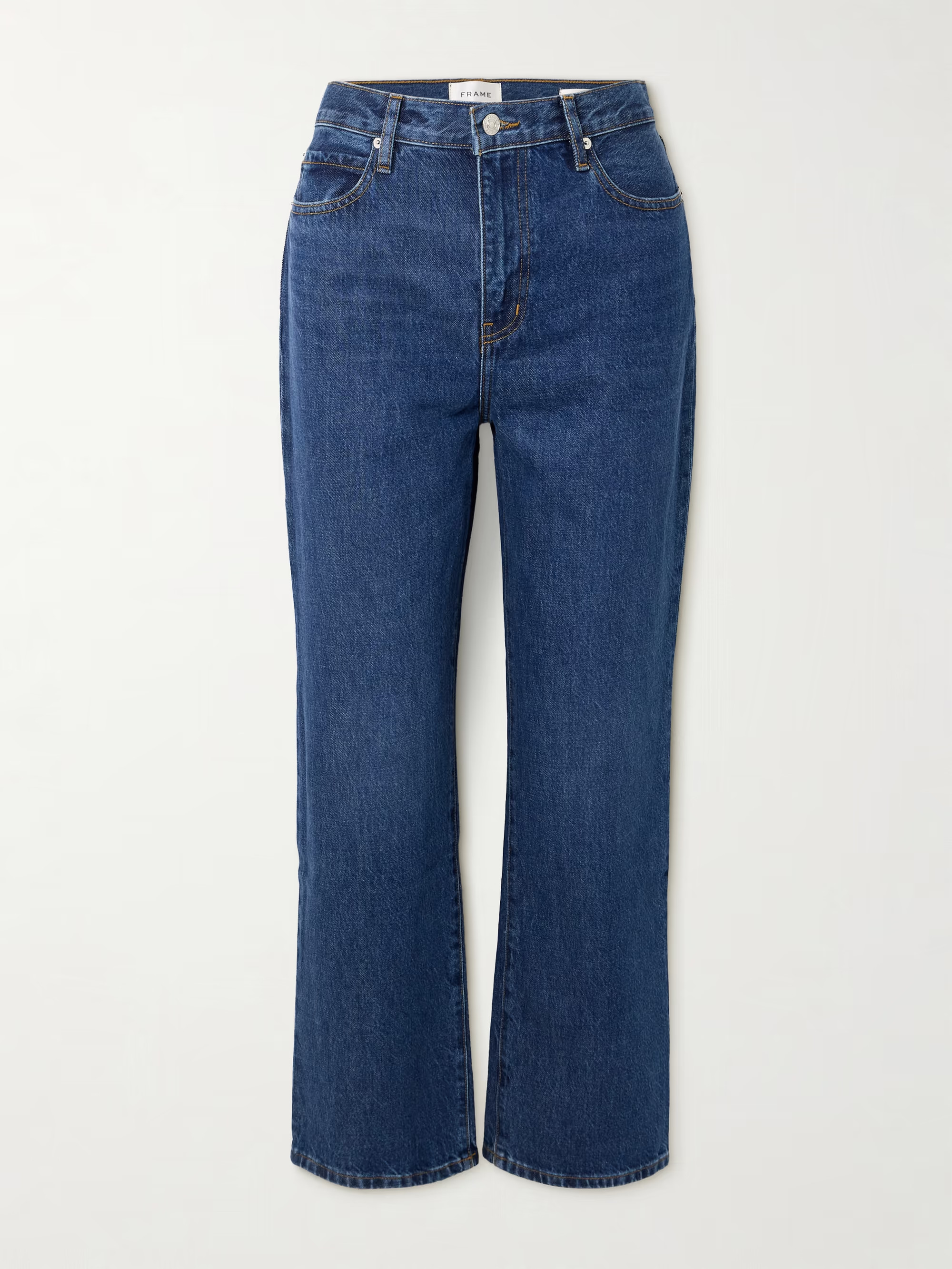 + NET SUSTAIN Le Jane Ankle cropped high-rise straight-leg organic jeans | NET-A-PORTER (UK & EU)