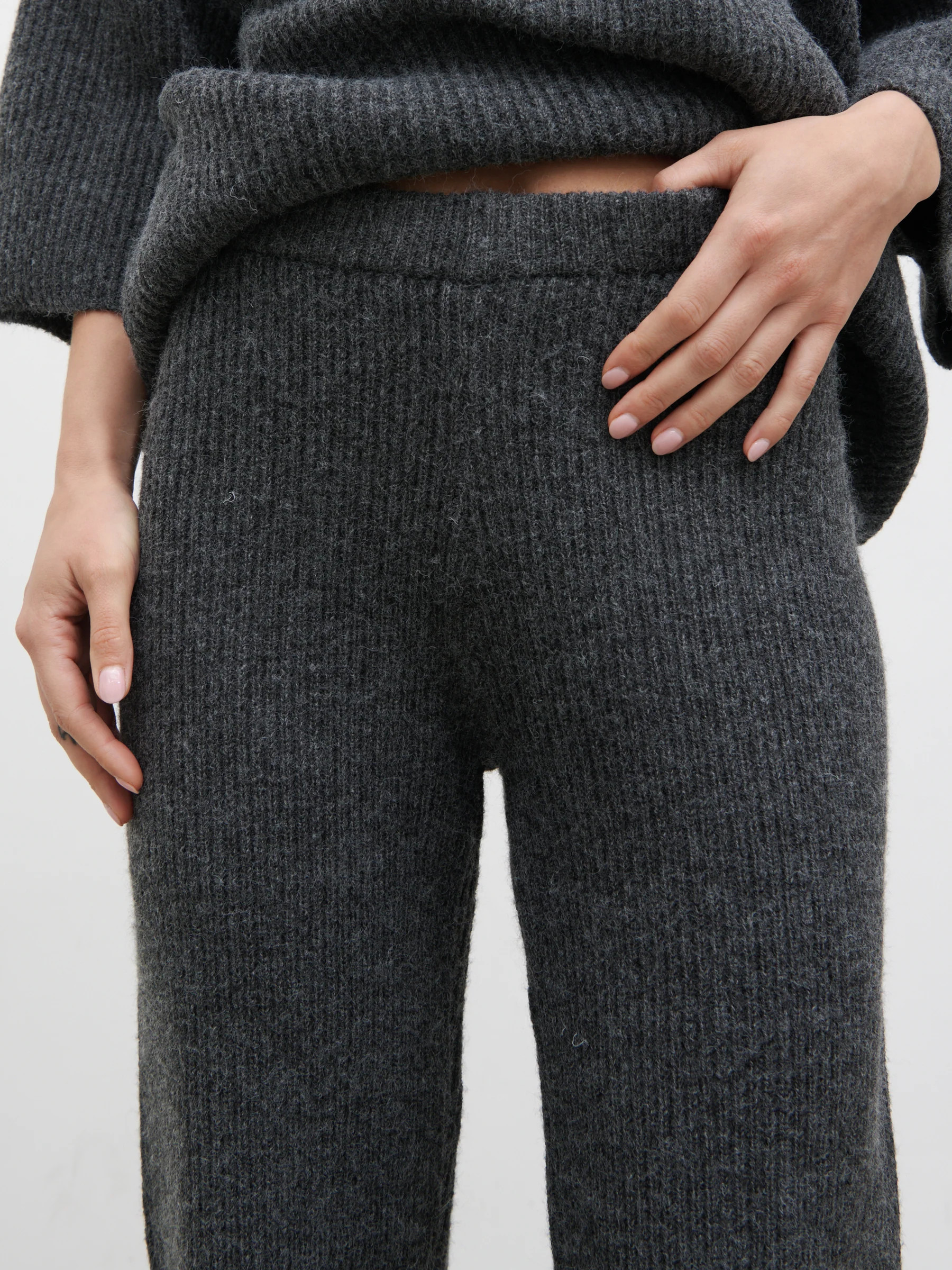 Beautrix Knit Straight Leg Trousers | Pretty Lavish (UK)
