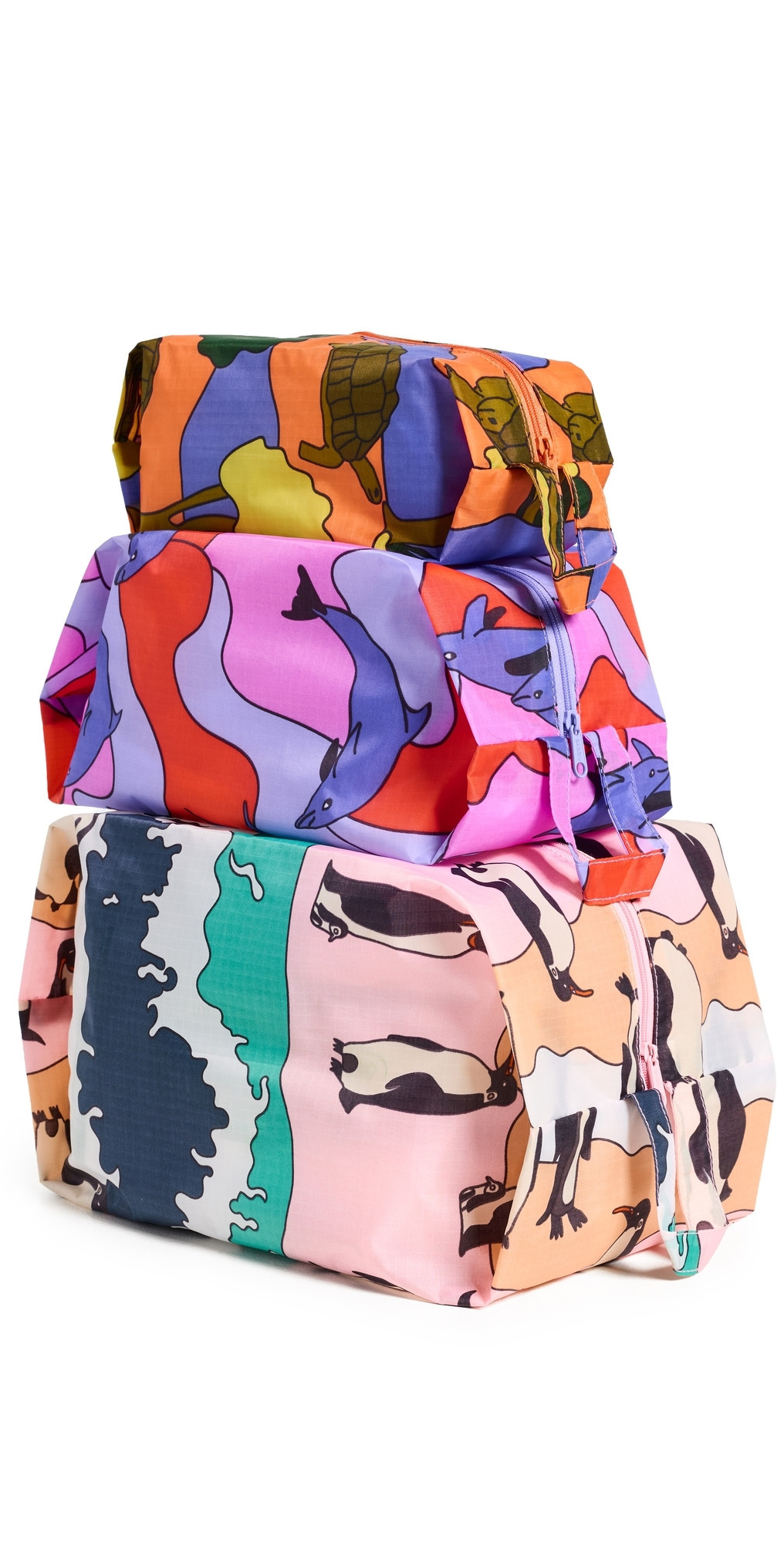 BAGGU 3D Zip Set Vacation Animals One Size | Shopbop