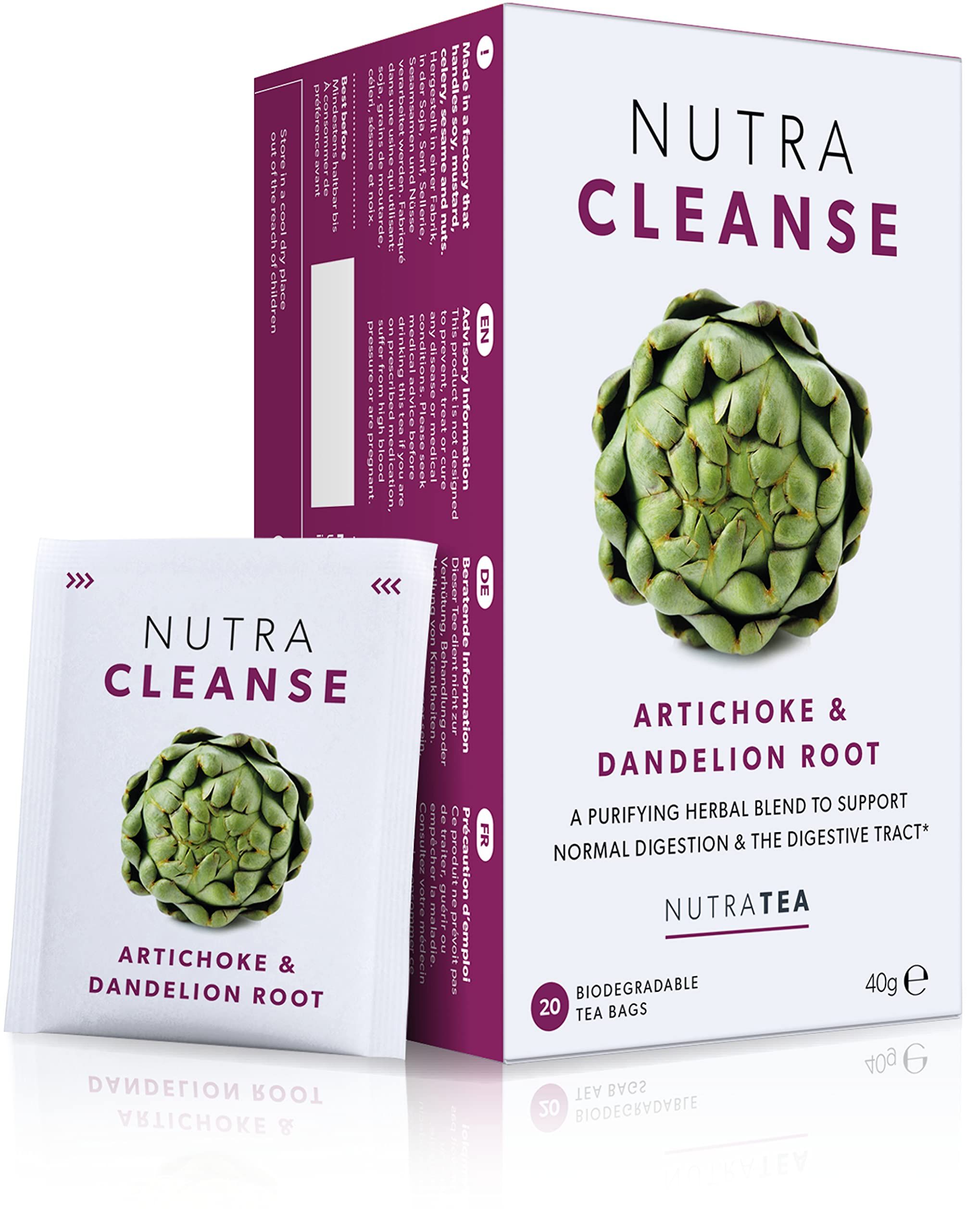 NUTRACLEANSE - Detox Tea | Cleanse Tea - Helps Relieve Constipation & Encourage Digestion - Inclu... | Amazon (UK)