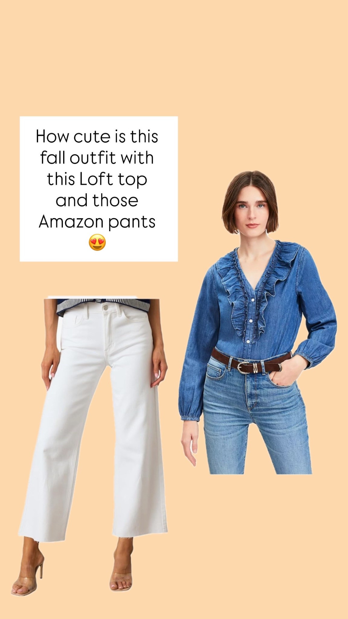 60% off top at Loft! 
Pants true to size 

#LTKSaleAlert #LTKStyleTip #LTKFindsUnder50