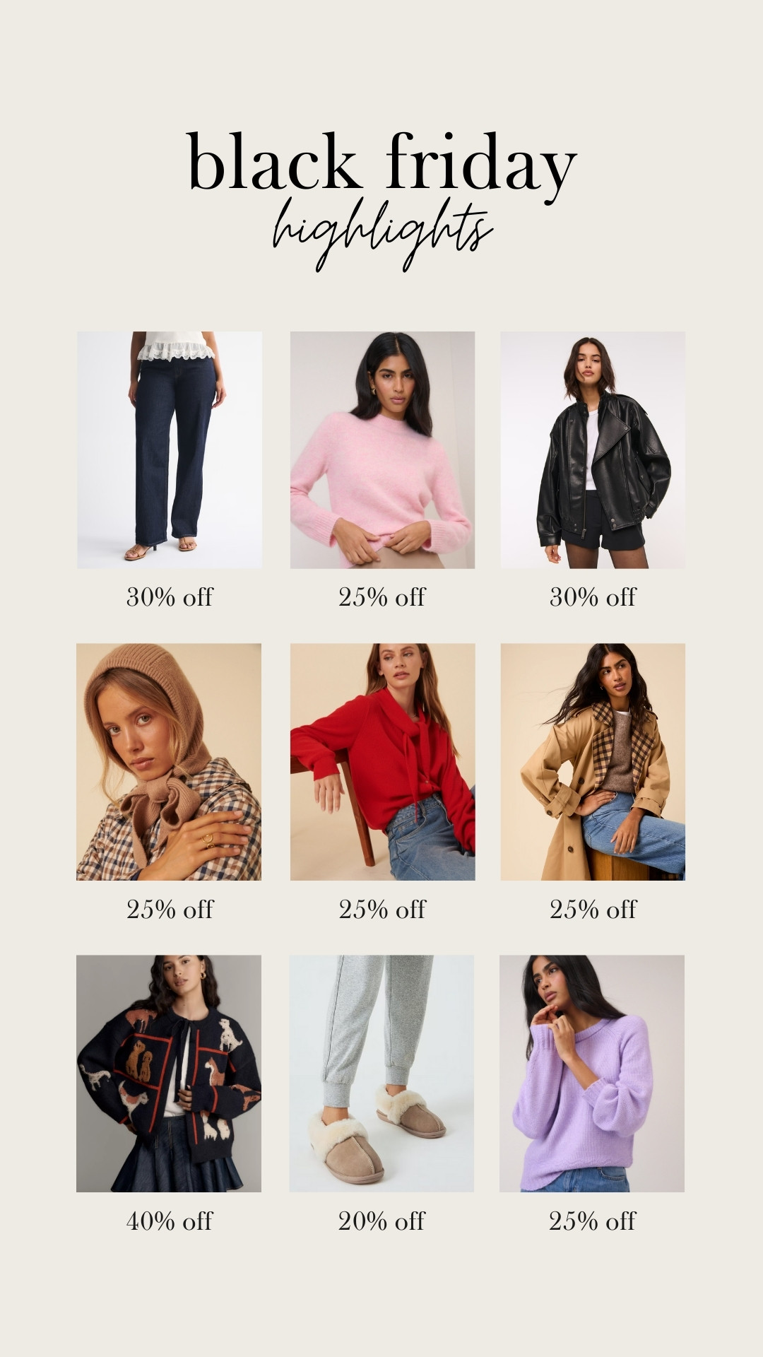 My favourite Black Friday fashion deals, from Anthropologie and Abercrombie, to Nobody's Child, shop all my cost and colourful winter wardrobe highlights here 

 #LTKCyberWeek #LTKwinter