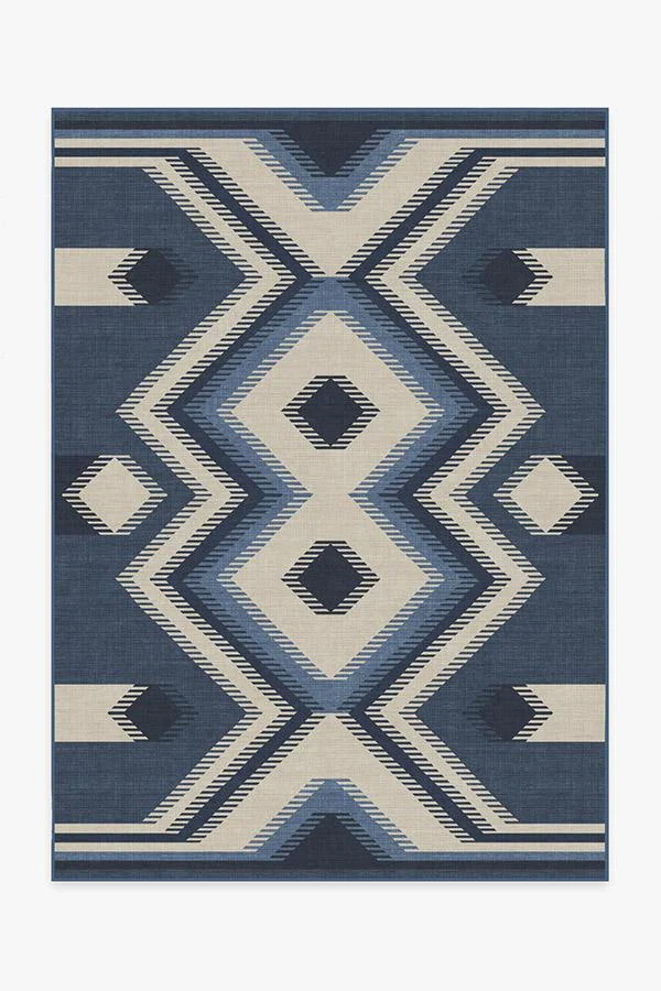 Anza Slate Blue Rug | Ruggable