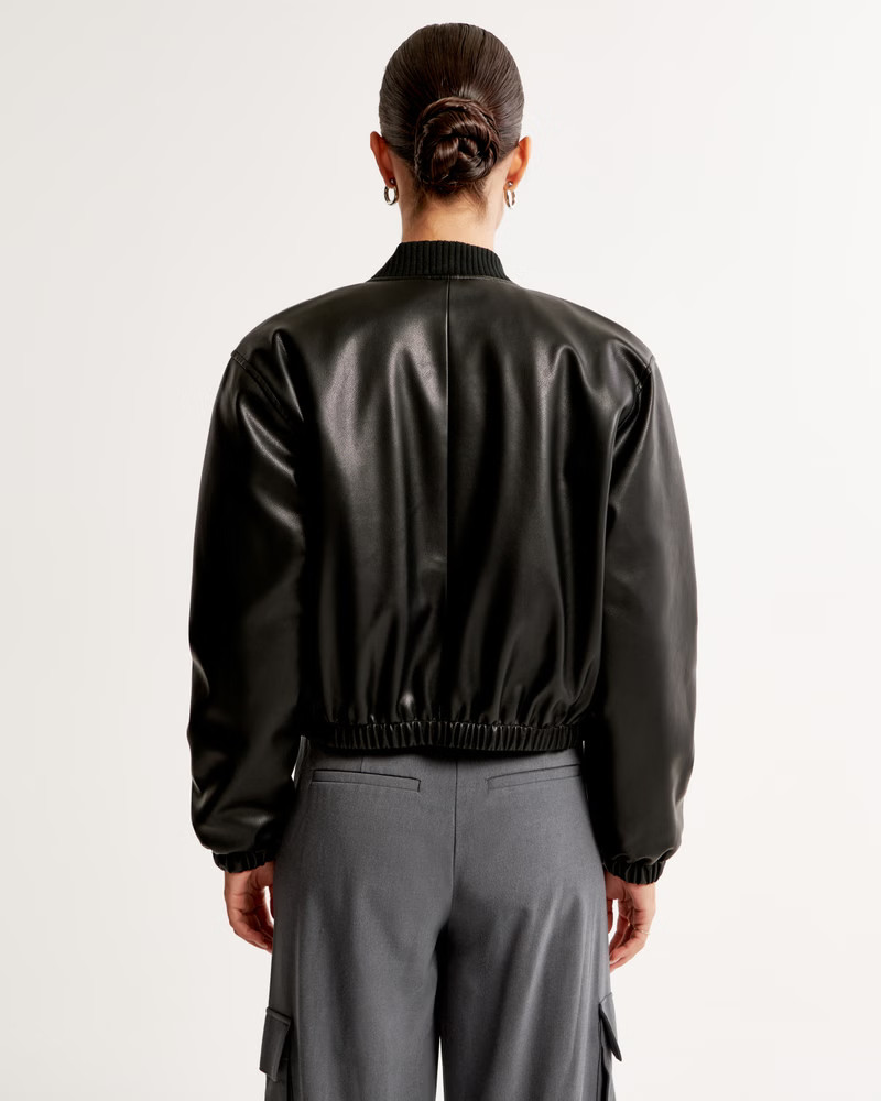 Shrunken Bomber Jacket | Abercrombie & Fitch (US)