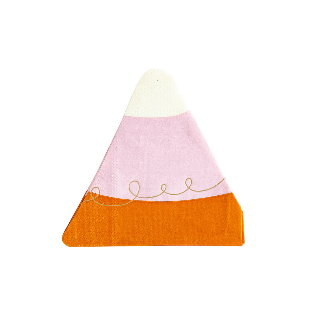 Ghoul Gang Candy Corn Cocktail Napkin | My Mind's Eye