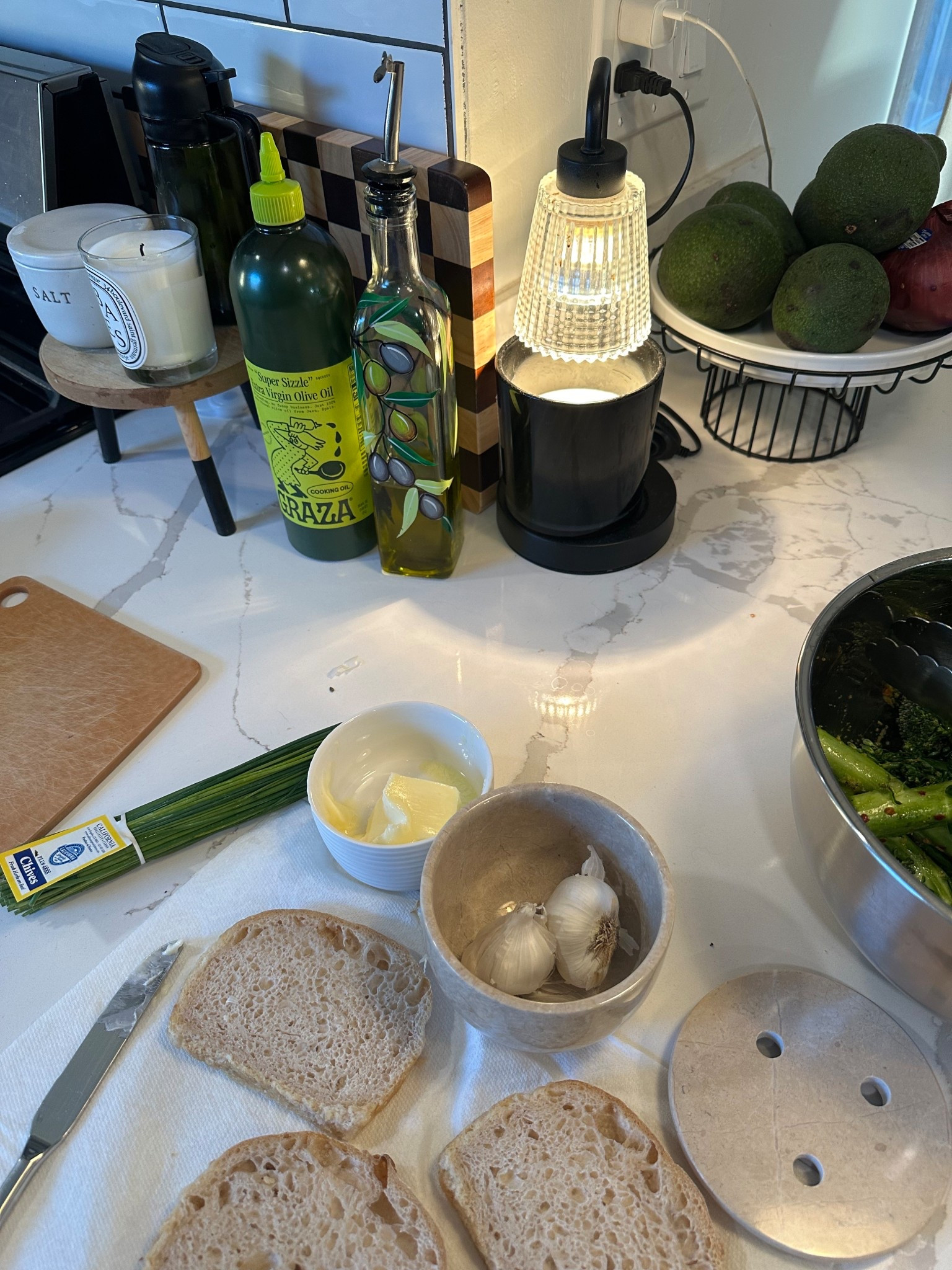love my lil kitchen work station! just learned what a garlic keeper is lol no more shavings everywhere 🧄

#LTKStyleTip #LTKHome