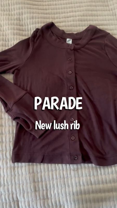 The most comfortable outfit to own. The new lush rib collection is a must-have. Discount code CINTHIACJENSEN

Leggings size XS
Crop cardi size S

Parade. Lush rib. Leggings. Crop top. Cardigan. Lounge set. Lounge wear. Casual outfit. Casual look. Comfortable. Soft quality. Soft on your own skin. Mom life. Fashion mom. Travel outfit. 

#LTKplussize #LTKstyletip #LTKVideo