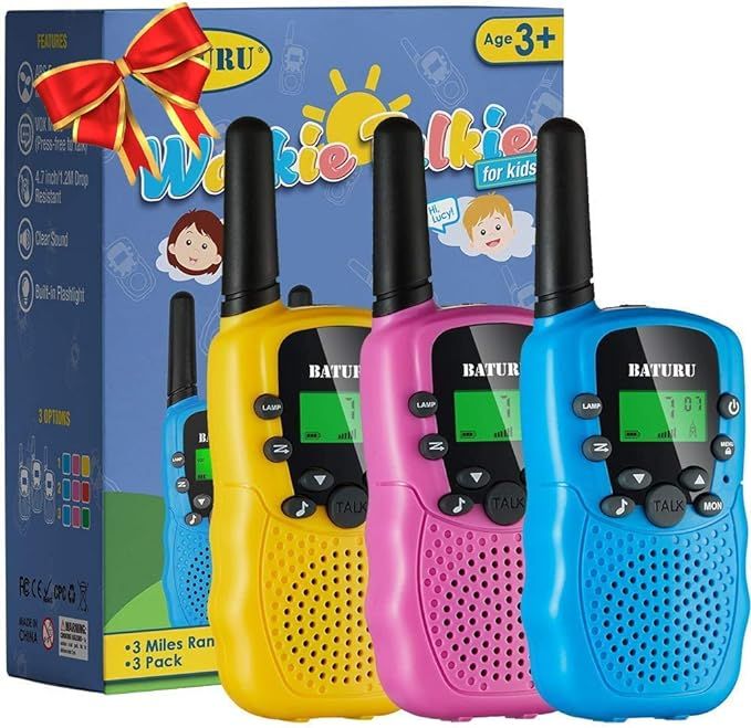 Walkie Talkie for Kids Toys, Girls Toys Age 4-12 Outdoor Toys for Kids Walkie Talkies, Best Gifts... | Amazon (US)