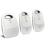 VTech DM112-2 Upgraded Audio Baby Monitor. 2 Parent Units with Rechargeable Battery, Best-in-Class Long Range, Digital Wireless Transmission, Crystal-Clear Sound, Plug & Play, Sound Indicator & Alerts | Amazon (US)