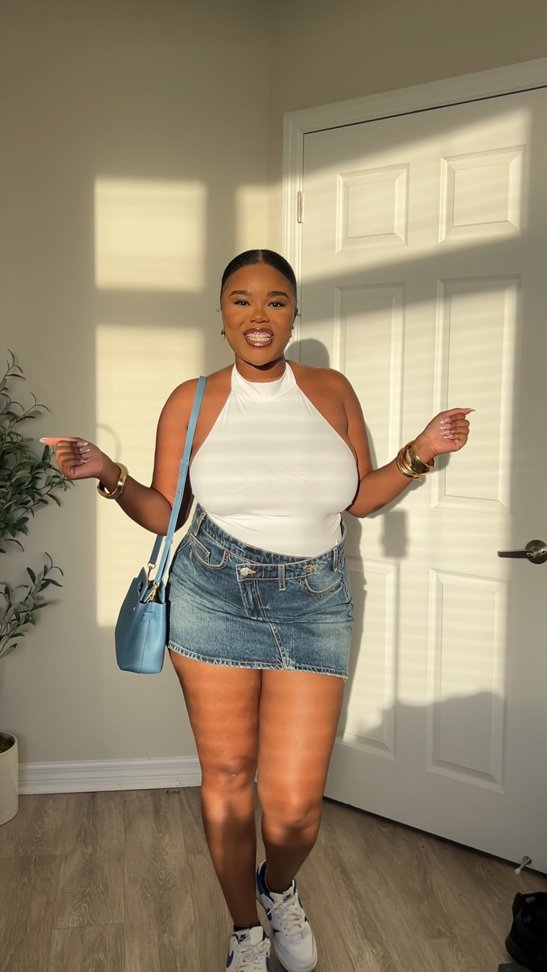 Summer Denim fun outfit

#LTKstyletip #LTKmidsize #LTKVideo