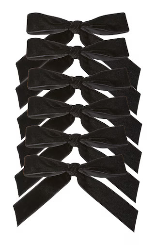 CANVAS The Night Before Christmas Trend Collection Black Bows Ornament Set, 6-pk | Canadian Tire