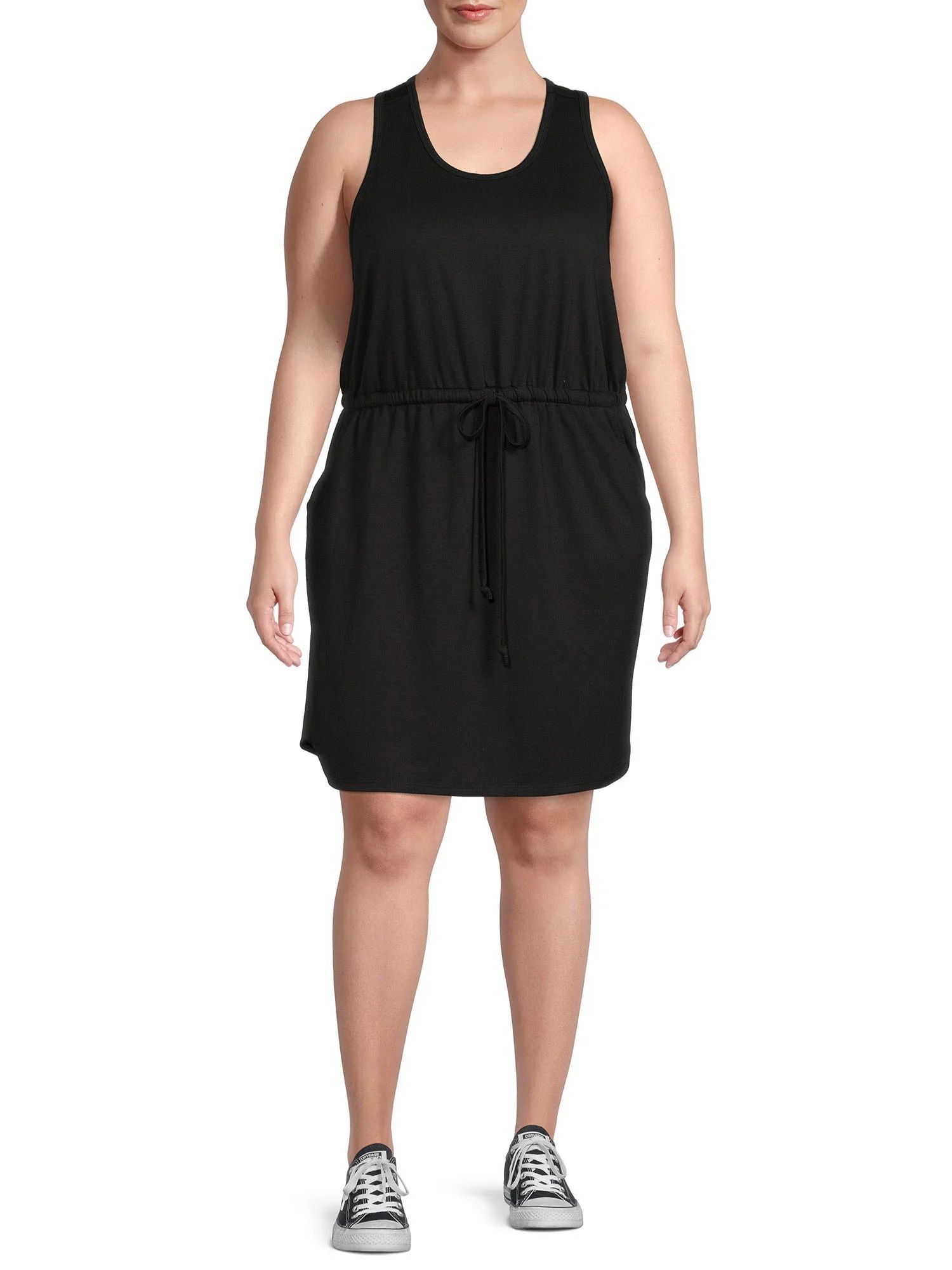 Terra & Sky Women’s Plus Size French Terry Tank Dress | Walmart (US)