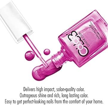 Color Club Peace Out Purple Color Club Nail Lacquer .5 Fl Ounce - 15 Ml, 0.5 fluid_ounces | Amazon (US)