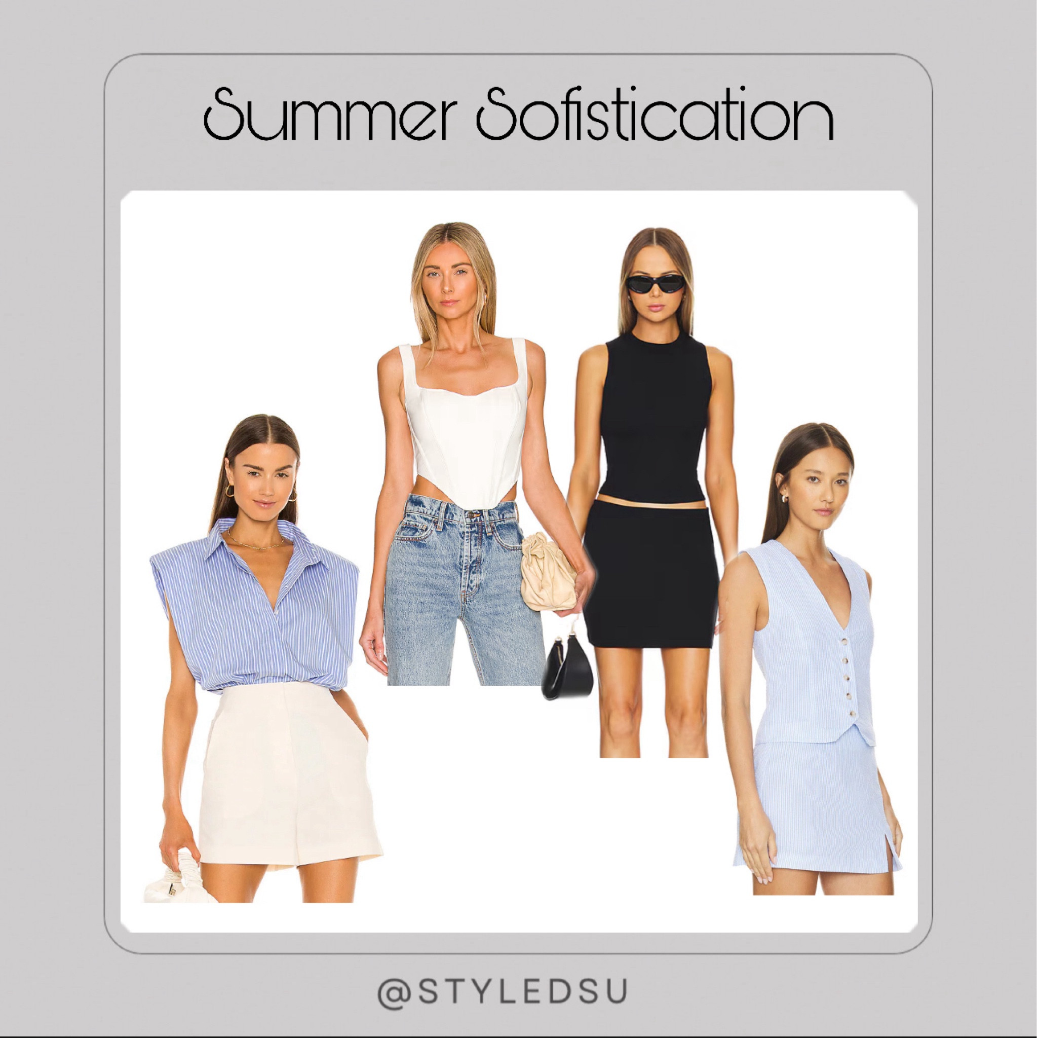 White vest. Black top. Striped vest. Blue striped shirt. 4th of July outfit. Sun Glow Vest in Blue & White Striped Seersucker
BLANKNYC 

X Back Top in Black
LNA 
Diane Mini Skirt in Black
LNA 
Holiday outfit ideas, ltk holidays , ltk holiday, Christmas outfit ideas, thanksgiving outfit ideas, 
ltk bump , ltk sale , ltk find , ltk baby, ltk curves, ltk family , ltk sale alert, ltk style tip , ltk under 100, ltk under 50 ,
Fall outfit inspo, fall style, fall fashion . 

outfit inspo, fashion inspo, content creator, basic style , style inspo , street style, fashion style, outfit inspo, parisian style, styling inspiration, 
capsule wardrobe, style inspo, fashion blogger, neutral colors, minimalist, minimal fashion, blazer, basic style , style inspo , street style, fashion style, outfit inspo, parisian style, styling inspiration, ootd. basic style , style inspo , street style, fashion style, outfit inspo, parisian style, styling inspiration. Revolve tops. Revolve haul. Revolve ambassador. 

#LTKHoliday #LTKHolidaySale 

#LTKMostLoved #LTKfindsunder100 


#LTKFindsUnder100 #LTKxNSale #LTKTravel