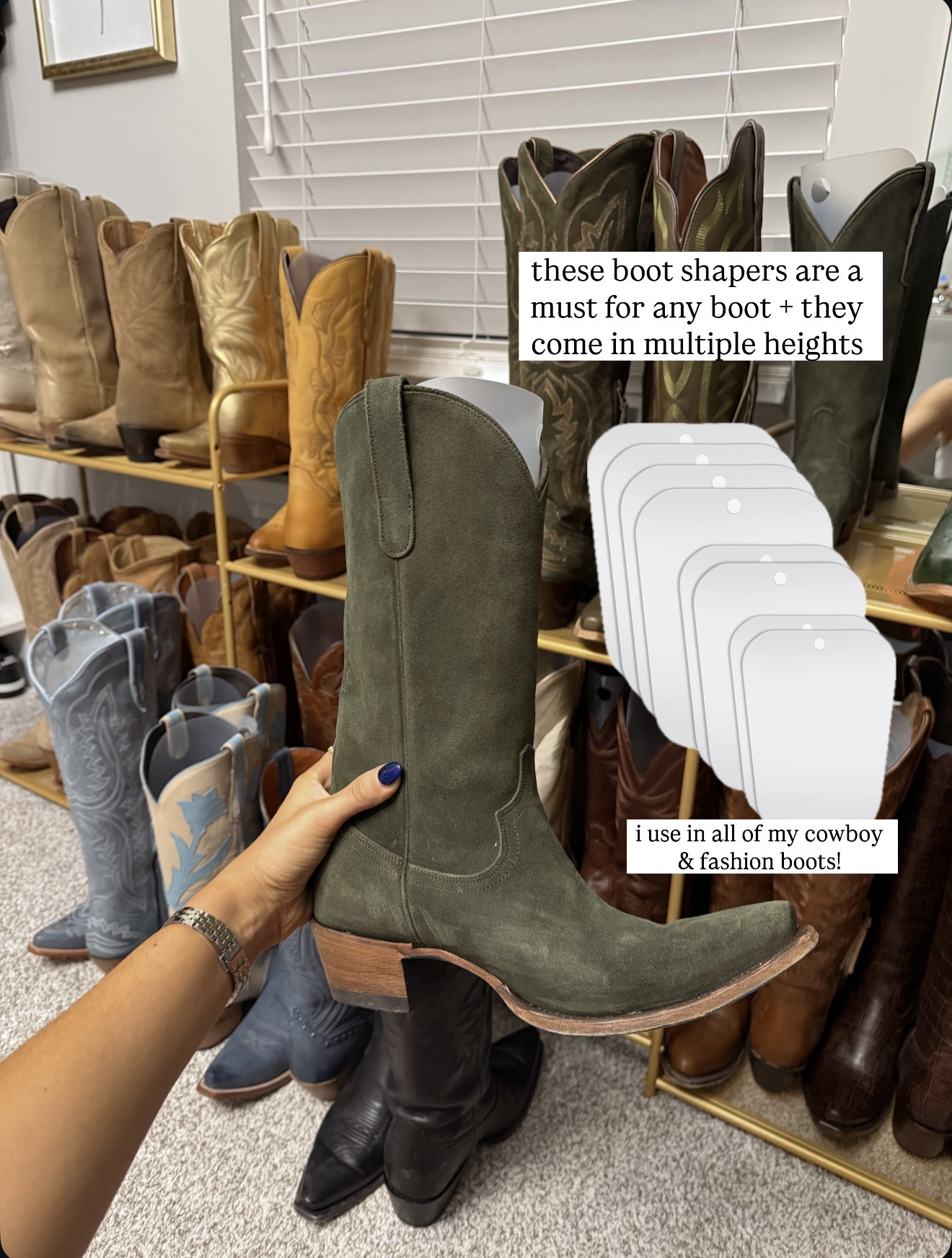 amazon boot shapers + some of my boots pictured :)

#LTKHoliday #LTKCyberWeek #LTKSeasonal