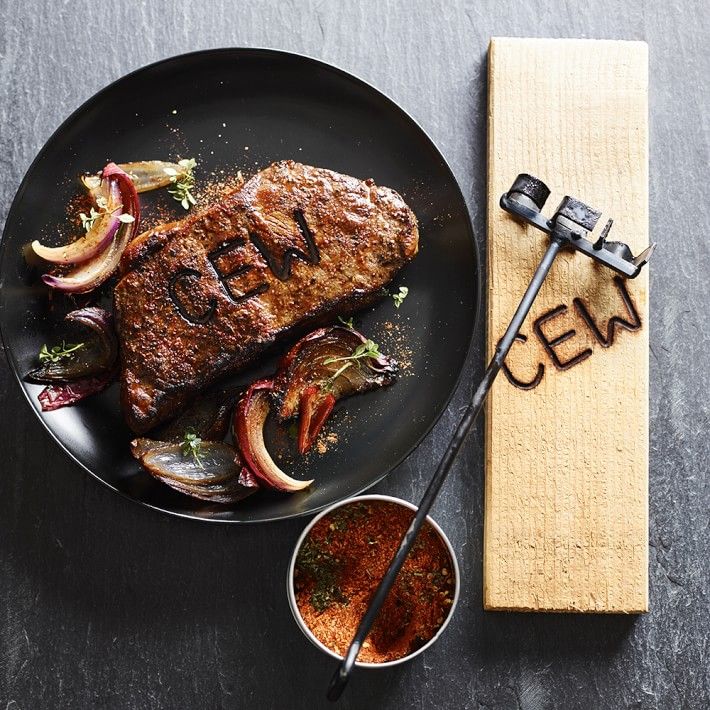Monogrammed Forged Steak Brand | Williams-Sonoma
