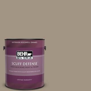 BEHR ULTRA 1 gal. #PPU7-23 Rolling Pebble Extra Durable Eggshell Enamel Interior Paint & Primer 2... | The Home Depot