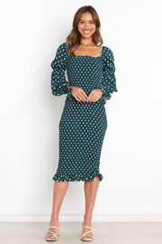 Tangier Dress - Emerald | Petal & Pup (US)