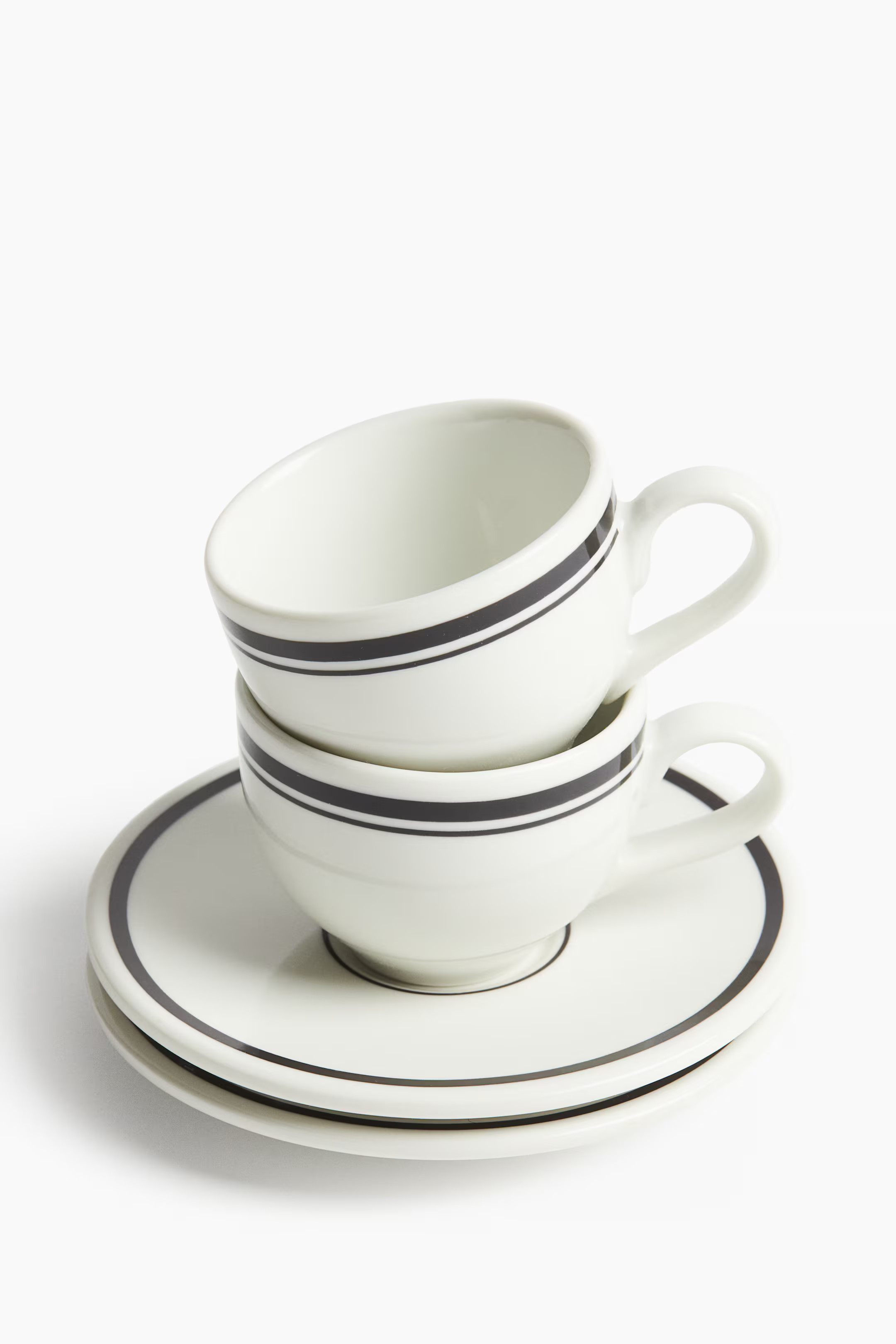 2-Pack Espresso Cup and Saucer | H&M (US + CA)