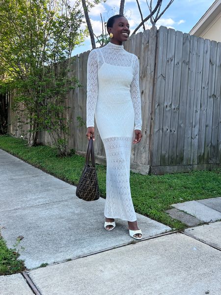 White spring dress! Sheer maxi dress on sale! 

#LTKVideo #LTKfindsunder100