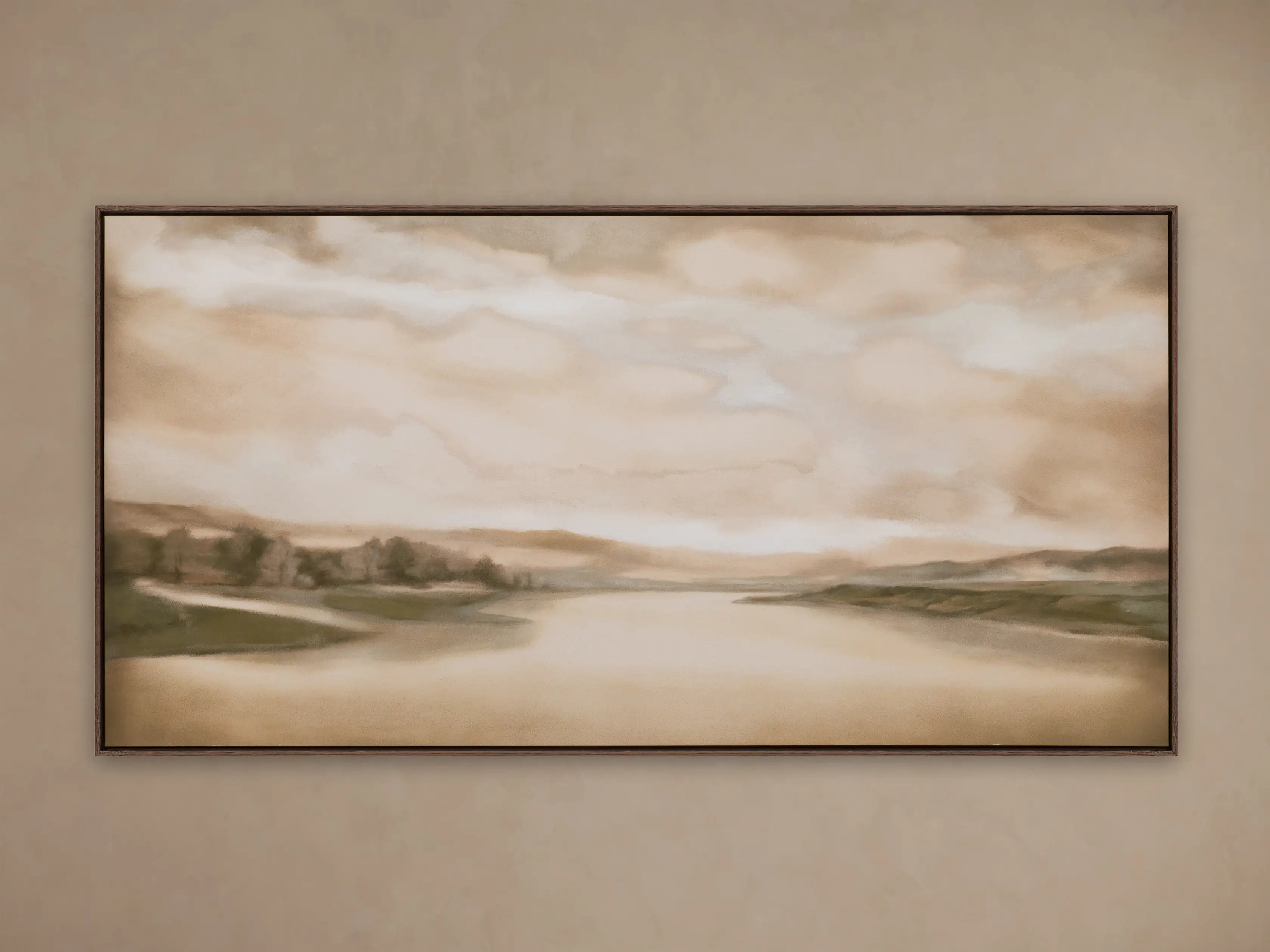 Soft Landscape Framed Print | Arhaus