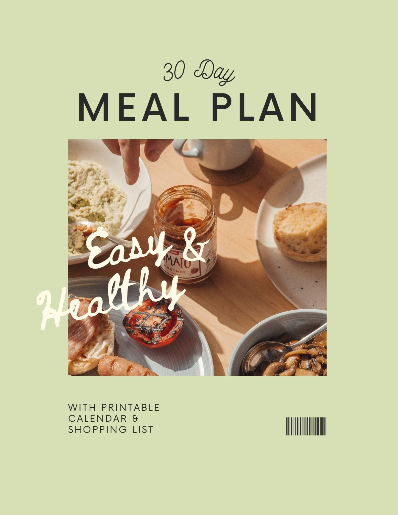 30 day meal plan e-book for download. Perfect for families or anyone looking to simplify meal planning. Includes a printable calendar and shopping list! 

#LTKkids #LTKfitness #LTKfamily