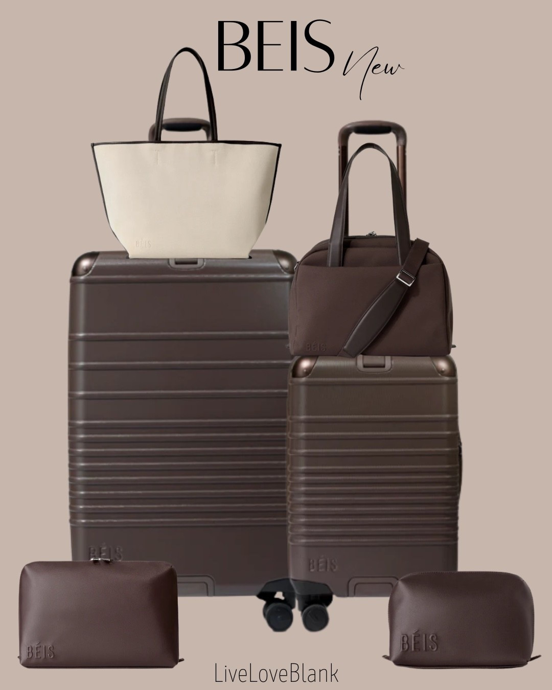New luggage release
Color: Espresso
Travel totes
Cosmetic pouches
@beistravel

 #LTKTravel #LTKmomlife

#LTKOver40 #LTKU #LTKmomlife