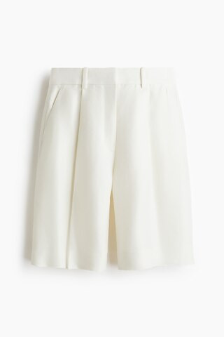 Linen-blend Bermuda shorts | H&M (UK, MY, IN, SG, PH, TW, HK)