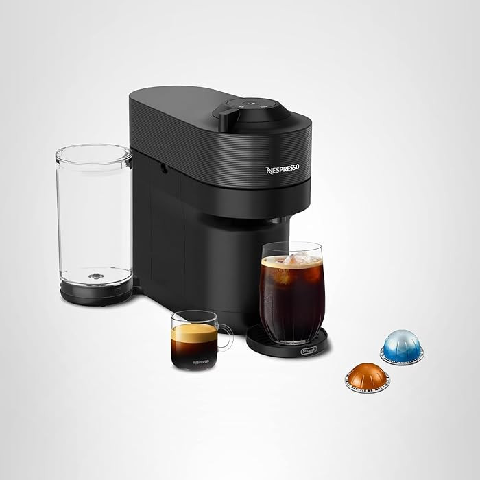 Nespresso Vertuo Pop+ Coffee and Espresso Machine by De'Longhi, Liquorice Black | Amazon (US)