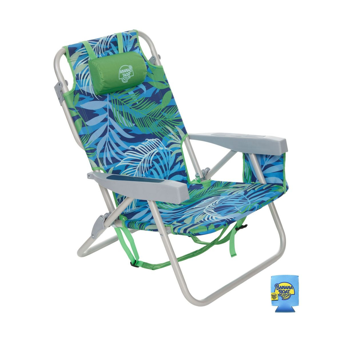 Banana Boat Lightweight Backpack 5-Position with Lay Flat Folding Beach Chair – with FREE Therm... | Target