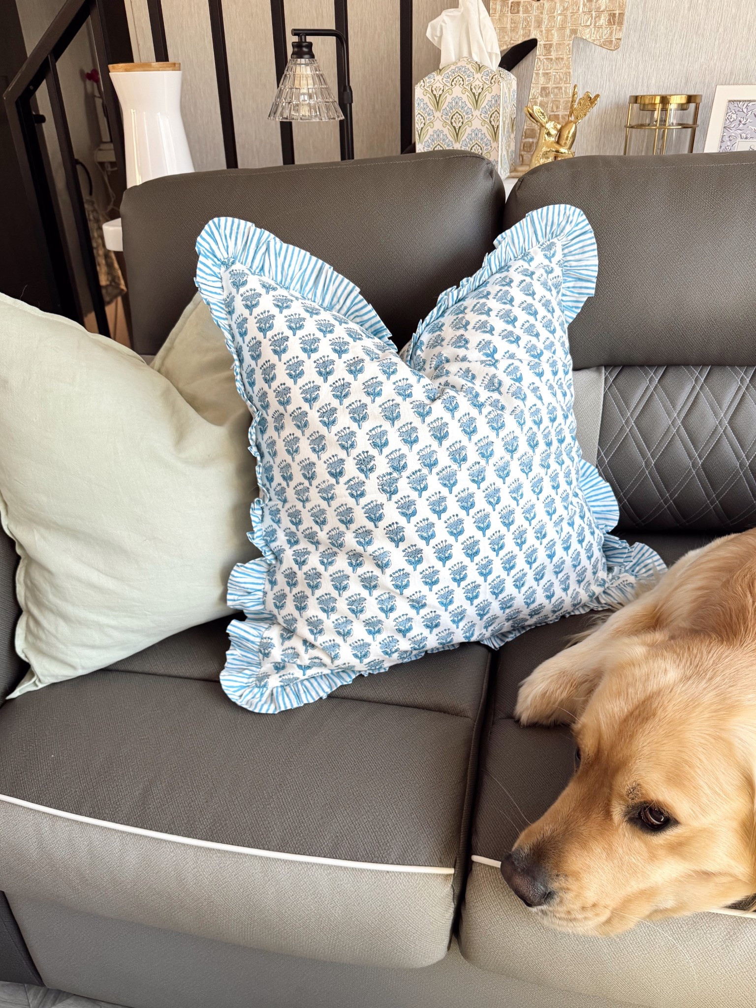 Obsessed with these pillow covers!!! 
#grandmillinal #pillowcovers 

#LTKFindsUnder50 #LTKSpringSale #LTKStyleTip