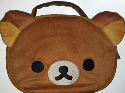 San-X Rilakkuma Figural Plush Pouch Makeup Bag NWT | eBay US