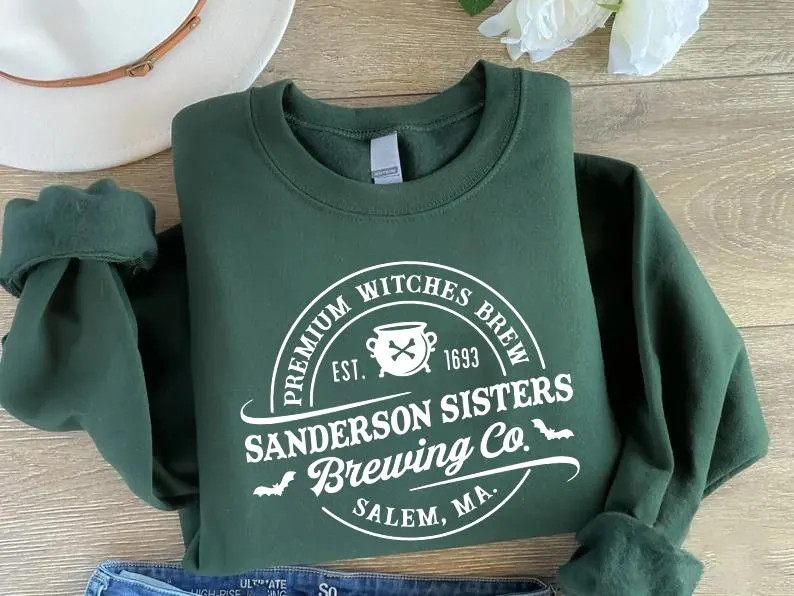 Sanderson Sister Brewing Co Sweatshirt,Sanderson Sisters Shirt, Sanderson Sister Tee | Etsy (Global)