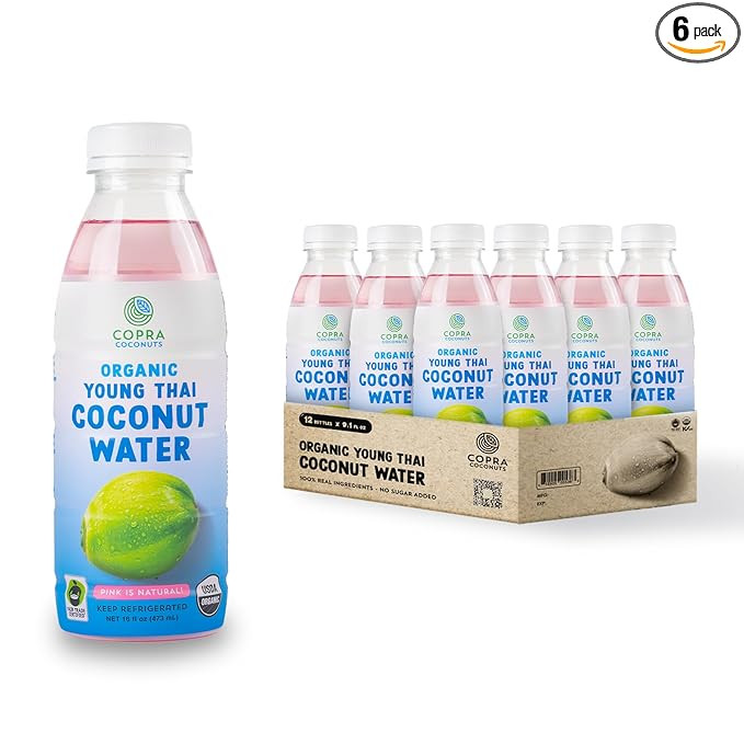 Copra Frozen Young Thai Coconut Water | 100% Pure & Organic | Vegan, Non-GMO, Gluten-Free (Case o... | Amazon (US)