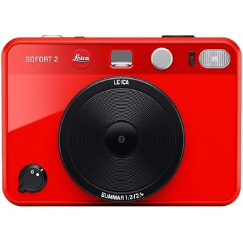 Leica Sofort 2 Digital and Instant Photo Camera with LCD Display, Two Shutter Releases, 10 Lens E... | Amazon (US)