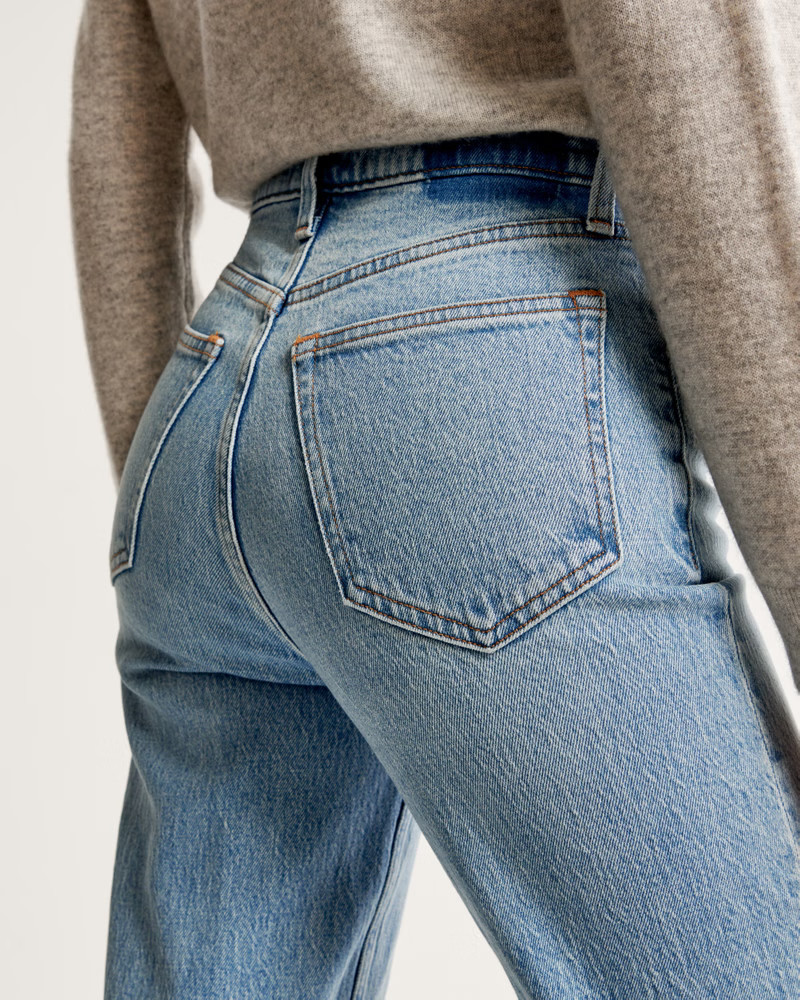 Ultra High Rise 90s Straight Jean | Abercrombie & Fitch (US)
