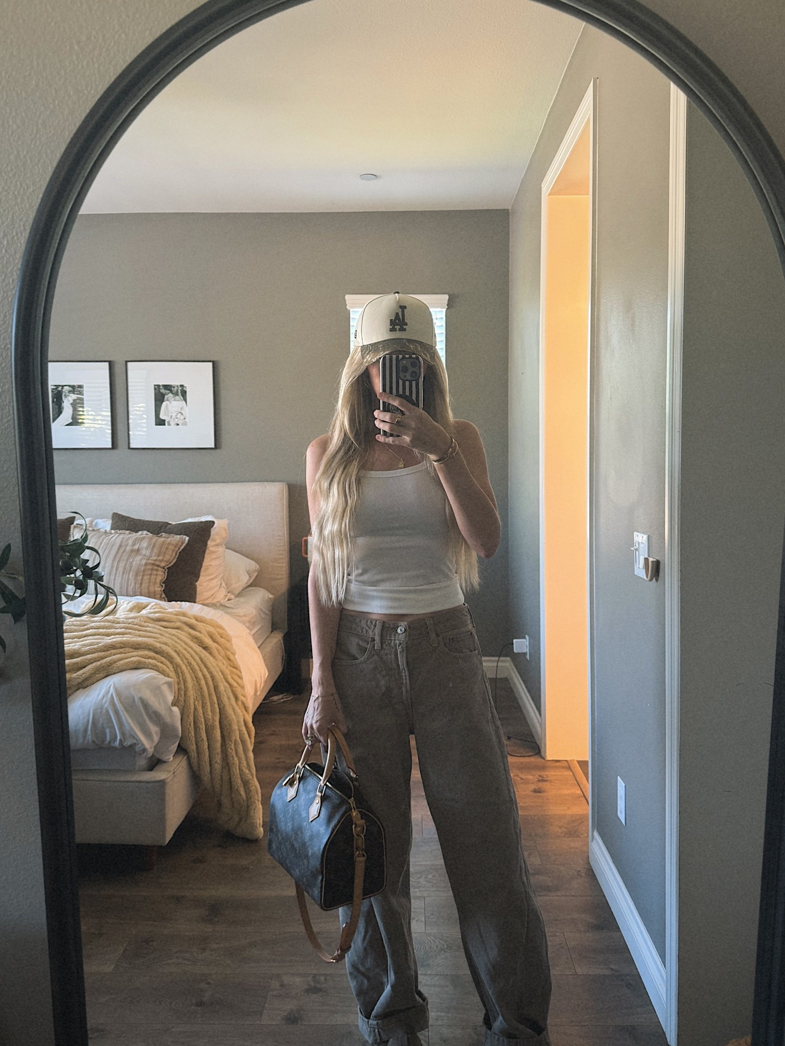 Wearing an xs in the tank! Jeans are Abercrombie mid rise barrel from last year 