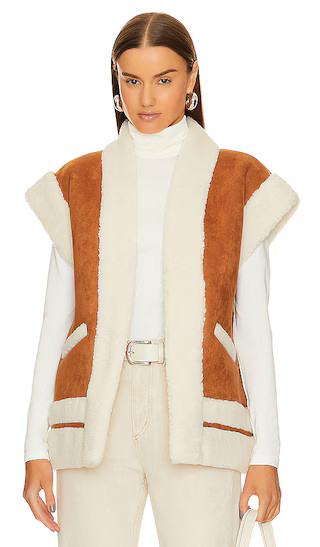 Alwyn Vest in Cognac | Revolve Clothing (Global)