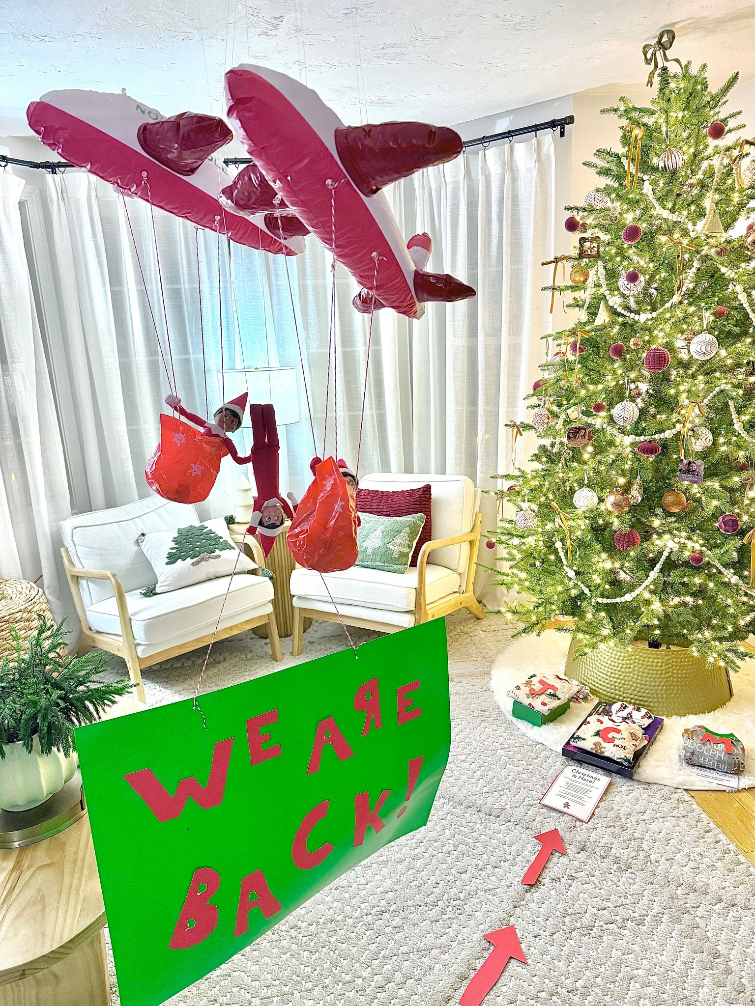 The elves return! Coming in hot on their North Pole Jets with Christmas pjs and advent calendars 🥰 #elf #elfontheshelf

#LTKHoliday #LTKHome #LTKSeasonal