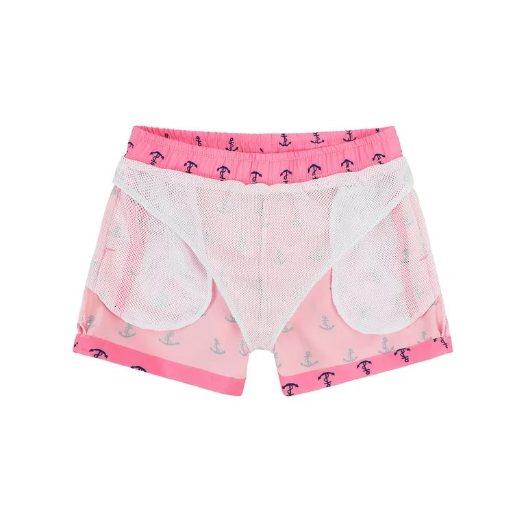 Toddler Boys Swim Trunks Quick Dry Boys Swim Shorts with Mesh Liner Beach Boys Bathing Suit Pink ... | Walmart (US)