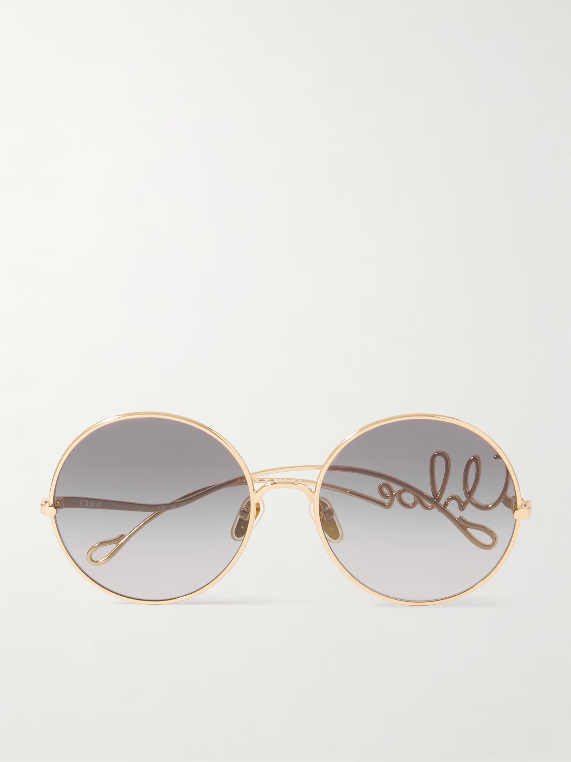 Iconic round-frame gold-tone sunglasses | NET-A-PORTER (UK & EU)