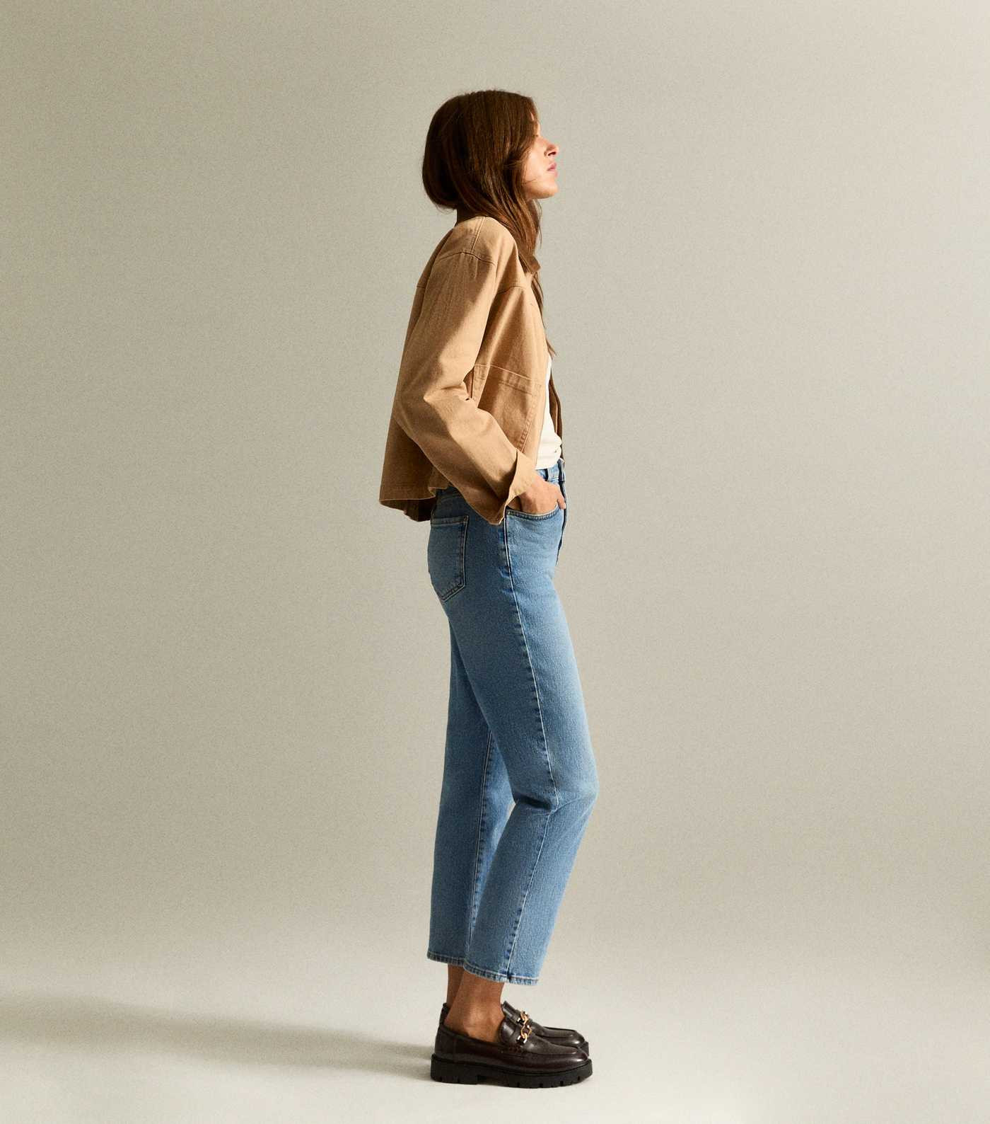Blue Hannah Straight Leg Jeans
						
						Add to Saved Items
						Remove from Saved Items | New Look (UK)
