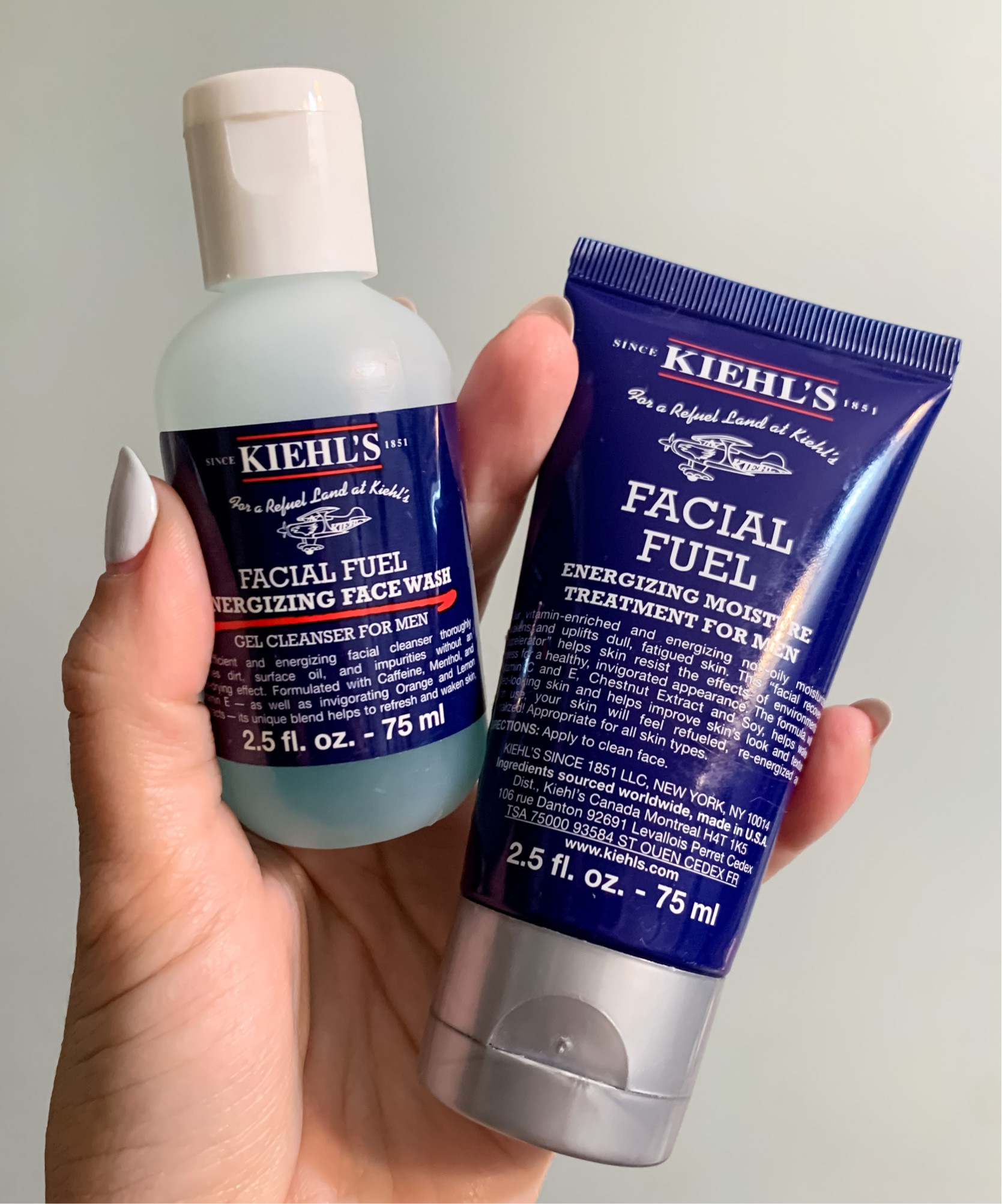 if you have to start somewhere, start travel sized 🧳

these two go everywhere with my husband! These are the must-have, never-leave-the-house-on-a-trip-without-them products 

life hack: travel-sized products are a great way to test something out without committing to the price tag of full-sized 


Kiehl’s 25% off site wide !!
Code: LTK25
Promo ends September 20 

#LTKtravel #LTKbeauty #LTKSale