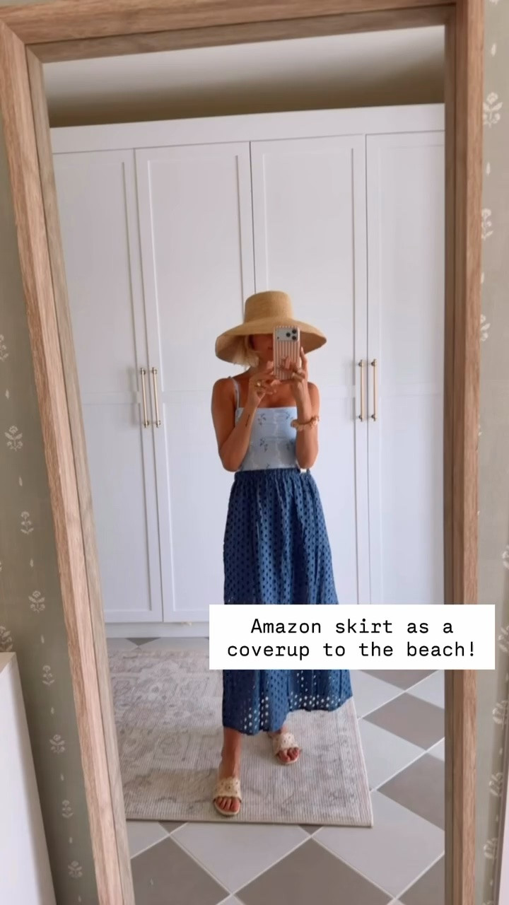 This skirt makes the best coverup for beach days 💕 wearing M in the swimsuit & S in the skirt.

Loverly Grey, Amazon find, Amazon fashion, swim coverup, vacation looks

#LTKSeasonal #LTKSwim #LTKTravel